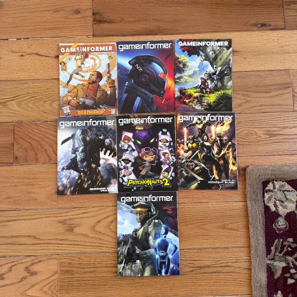 7 Game Informer Monthly Magazines – Perfect Condition